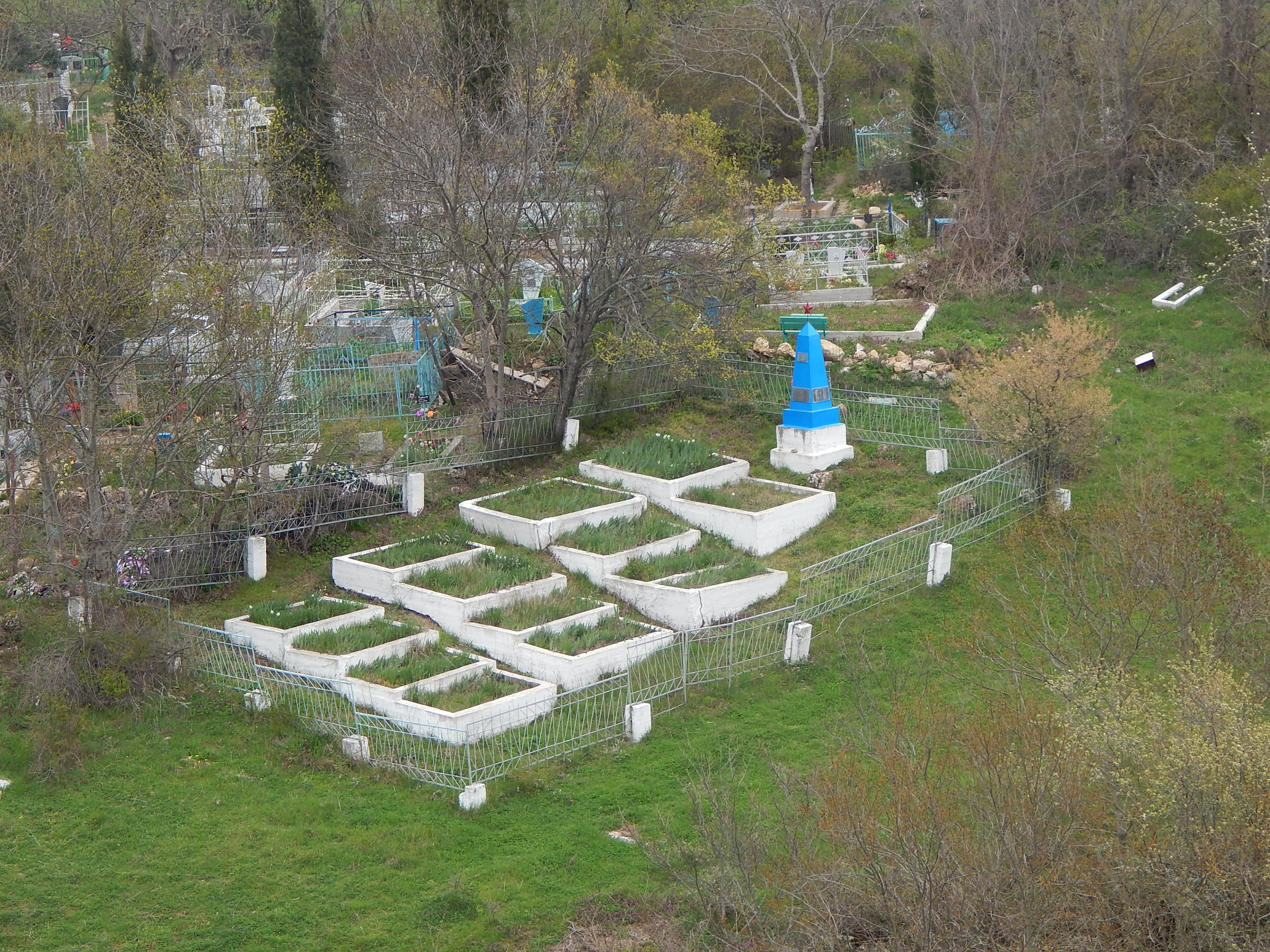 Братское кладбище 383 СД - общий вид